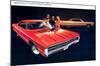 1971 Plymouth Fury GT &Hardtop-null-Mounted Art Print