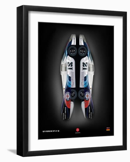 1971 Porsche 917 Martini Rossi II-NaxArt-Framed Art Print