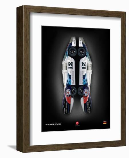 1971 Porsche 917 Martini Rossi II-NaxArt-Framed Art Print