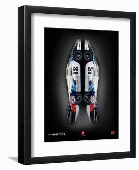 1971 Porsche 917 Martini Rossi II-NaxArt-Framed Art Print