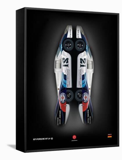 1971 Porsche 917 Martini Rossi II-NaxArt-Framed Stretched Canvas