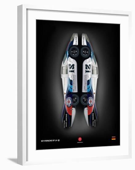 1971 Porsche 917 Martini Rossi II-NaxArt-Framed Art Print