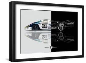 1971 Porsche 917 Martini Rossi III-NaxArt-Framed Art Print