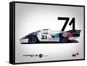 1971 Porsche 917 Martini Rossi-NaxArt-Framed Stretched Canvas