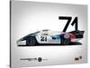 1971 Porsche 917 Martini Rossi-NaxArt-Stretched Canvas