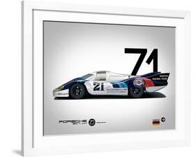 1971 Porsche 917 Martini Rossi-NaxArt-Framed Art Print