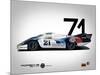 1971 Porsche 917 Martini Rossi-NaxArt-Mounted Art Print