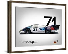 1971 Porsche 917 Martini Rossi-NaxArt-Framed Art Print