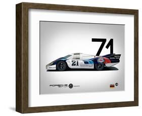 1971 Porsche 917 Martini Rossi-NaxArt-Framed Art Print