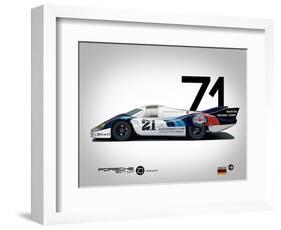 1971 Porsche 917 Martini Rossi-NaxArt-Framed Art Print