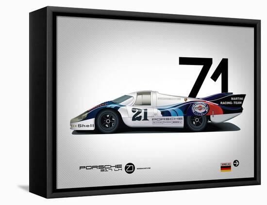 1971 Porsche 917 Martini Rossi-NaxArt-Framed Stretched Canvas
