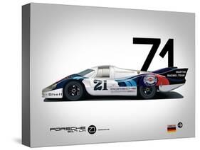 1971 Porsche 917 Martini Rossi-NaxArt-Stretched Canvas