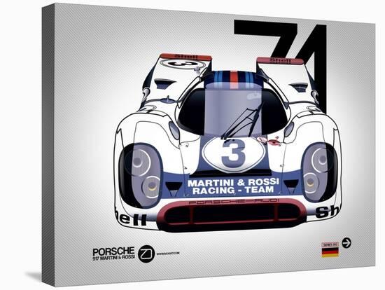 1971 Porsche 917-NaxArt-Stretched Canvas