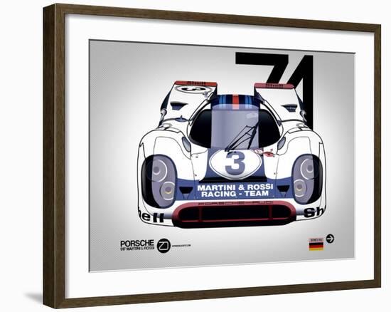 1971 Porsche 917-NaxArt-Framed Art Print