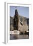 1971: View of a Sculpted Floating House Built by Chris Robert, Sausalito, California-Michael Rougier-Framed Photographic Print