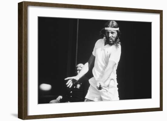 1971 Wimbledon: South African Tennis Player Ray Moore in Action-Alfred Eisenstaedt-Framed Photographic Print