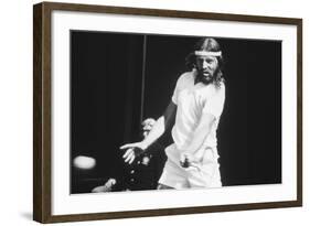 1971 Wimbledon: South African Tennis Player Ray Moore in Action-Alfred Eisenstaedt-Framed Photographic Print