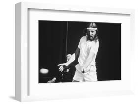 1971 Wimbledon: South African Tennis Player Ray Moore in Action-Alfred Eisenstaedt-Framed Photographic Print