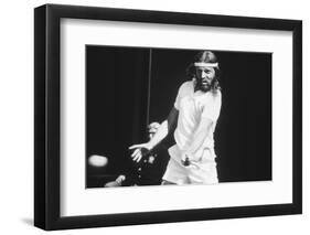 1971 Wimbledon: South African Tennis Player Ray Moore in Action-Alfred Eisenstaedt-Framed Premium Photographic Print