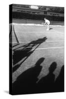 1971 Wimbledon: Tennis Player in Ready Position-Alfred Eisenstaedt-Stretched Canvas