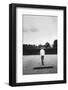 1971 Wimbledon: Worker Combing the Tennis Court Turf-Alfred Eisenstaedt-Framed Photographic Print