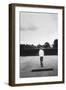 1971 Wimbledon: Worker Combing the Tennis Court Turf-Alfred Eisenstaedt-Framed Photographic Print