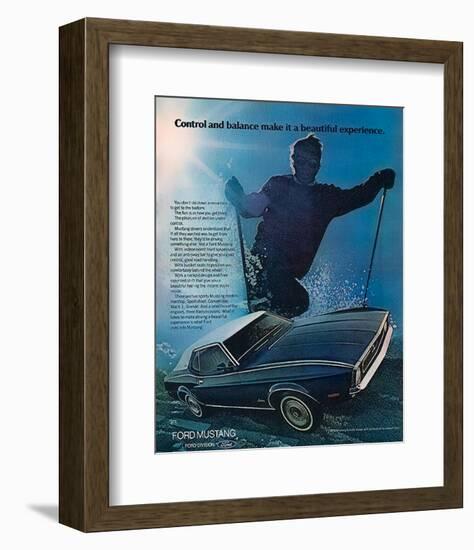 1972 Control & Balance Mustang-null-Framed Art Print