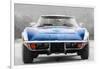 1972 Corvette Front End Watercolor-NaxArt-Framed Art Print