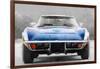 1972 Corvette Front End Watercolor-NaxArt-Framed Art Print