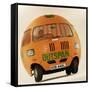 1972 Mini Outspan Orange-null-Framed Stretched Canvas