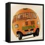 1972 Mini Outspan Orange-null-Framed Stretched Canvas