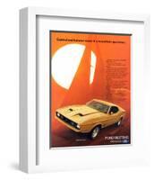 1972 Mustang Make It Beautiful-null-Framed Art Print