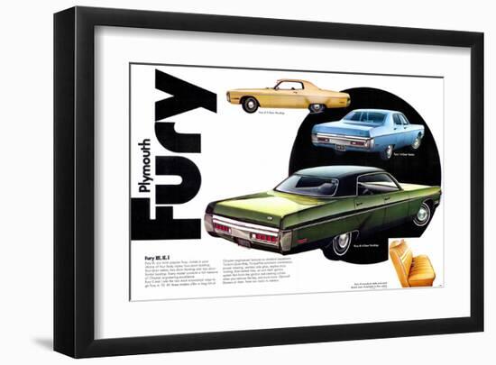 1972 Plymouth Fury III II & I-null-Framed Art Print