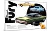 1972 Plymouth Fury III II & I-null-Mounted Art Print