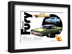 1972 Plymouth Fury III II & I-null-Framed Art Print