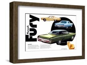 1972 Plymouth Fury III II & I-null-Framed Art Print