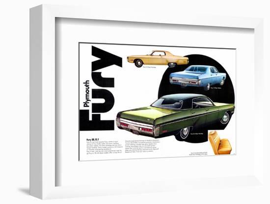 1972 Plymouth Fury III II & I-null-Framed Art Print