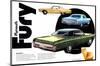 1972 Plymouth Fury III II & I-null-Mounted Art Print