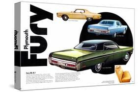 1972 Plymouth Fury III II & I-null-Stretched Canvas