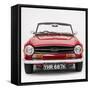1972 Triumph TR6-null-Framed Stretched Canvas