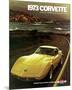 1973 Corvette - to See the Usa-null-Mounted Art Print