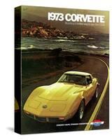 1973 Corvette - to See the Usa-null-Stretched Canvas