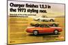 1973 Dodge Charger Rallye-null-Mounted Art Print