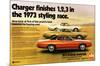 1973 Dodge Charger Stylingrace-null-Mounted Art Print