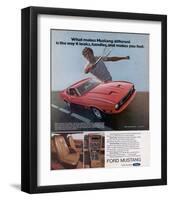 1973 Makes Mustang Different-null-Framed Art Print