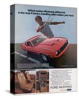 1973 Makes Mustang Different-null-Stretched Canvas