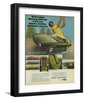 1973 Mustang the Way It Looks-null-Framed Art Print