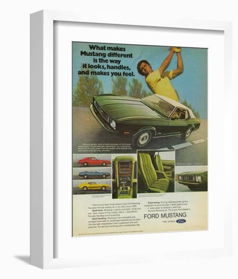 1973 Mustang the Way It Looks-null-Framed Art Print