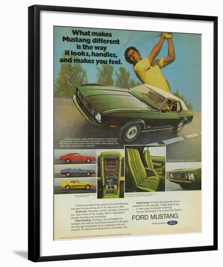 1973 Mustang the Way It Looks-null-Framed Art Print