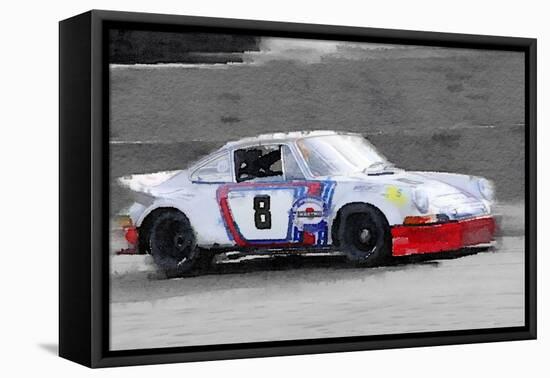 1973 Porsche 911 Watercolor-NaxArt-Framed Stretched Canvas